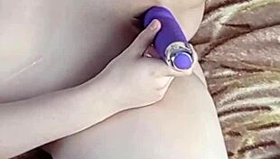 Girl With Big Ass Orgasms On Washing Machine And Vibrator