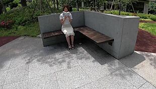 Look At This Amateur Tokyo Babe Asuka Suzumura's Shaved Pussy Getting Fingered!