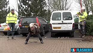 Bree Branning Flashes Pussy and Pisses Shamelessly for UK Flashers