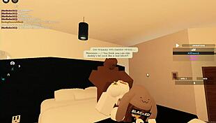 roblox porn blacked threesome anal