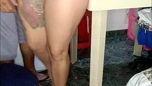 After seeing my sister's hot photos, she fucked me wildly.