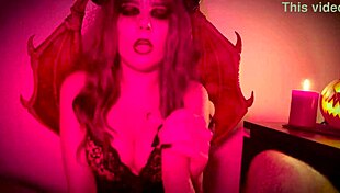 halloween couple fucks in homemade lingerie, bent over doggystyle, rough missionary, cum on ass, monster cock