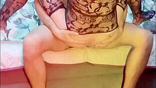 skinny mature wife rides her husband's cock