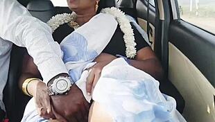 beautiful bhabi fucks husband's brother in car with telugu dirty talks