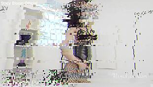 double anal with balls deep action, buttrose gaping, creampie, and swallow in rough session