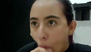 hot guy lets stepsister in for oral sex until he cums in her mouth