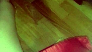 Skinny girl caresses pussy in shorts to orgasm