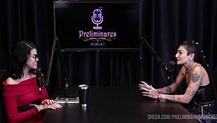 melhores momentos da caroleta roots no preliminares podcast com bia hot - parte 2 watch on sheer red 😏