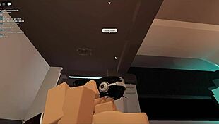 Futa Fucks Slut in Roblox Condo