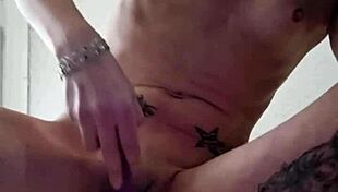 Emy Angel Caresses Her Petite Pussy