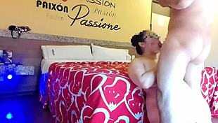 Chubby Latina Babysitter Screams In Bedroom With Big Tits