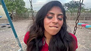 Fun Sex In Public Park With Whore Girlfriend And Horny Stranger