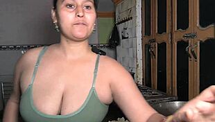 kitchen sex while cooking, monster cock involved 😏