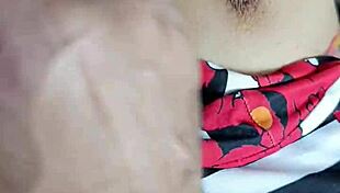 10 Inch Toy Teasing Her Pierced Nipples And Pussy Close Up