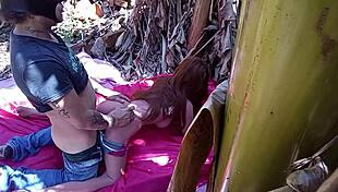 Stretching a pussy with sex toy brings intense emotions