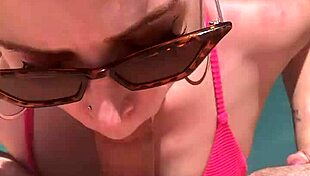 Katarina Kitty Teases Deep in Pool