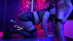 Watch Me Show Off to Husband's Friend, We Fuck Hard and He Fills My Mouth with Cum!