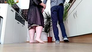 roleplaying with big ass mother-in-law in homemade video