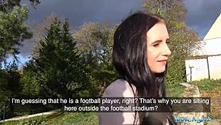 Public Agent Sexy Brunette Lady Fucks And Sucks To Make Ex Jealous In Outdoor Reality Scene