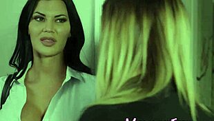 Busty Stepteen Licks Milf in First Time Lesbian Encounter