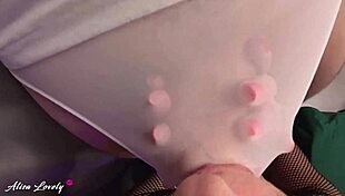 Learn to suck cock like a slut and swallow hot cum - female pov blowjob lesson for men