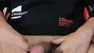 Amateur Guy Watching Chaturbate Moaning to Shaking Orgasm