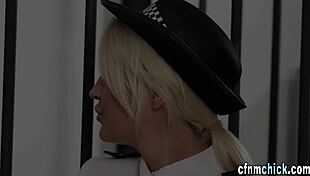 british policewomen tugging lively