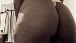 Ebony Milf's Huge Tits Compilation Tease