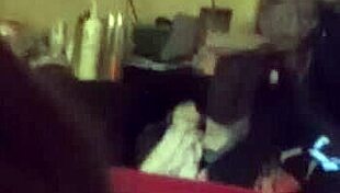 wife performs deepthroat blowjob for her friend