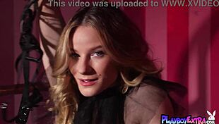 as a skinny naked teen, blondie roxy shaw checks in and poses for playboy