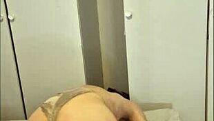 i enslaved this big butt teacher in panties and heels, doggystyle with my monster cock in the bedroom