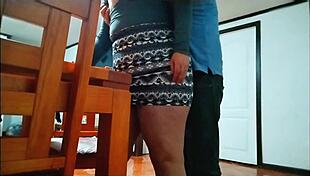 big ass bbw gets fucked hard on the dining room table