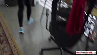 Almost got caught while fucked my russian milf stepmom