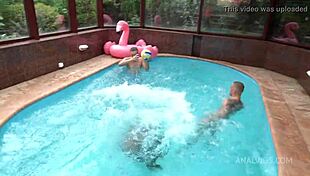 Baywatch Actress Florane Russell In Czech European Group Scene Behind Scenes