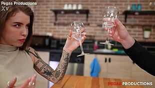 Eden Gets Her Ass Busted by Julian August's Huge Cock.