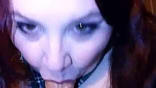 Bbw Milf Demonstrates Cock Sucking Technique