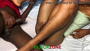 Fuck and cum on her shaved pussy in this amateur bedroom scene