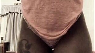 Ebony Milf's Huge Tits Compilation Tease