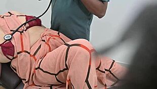 indian DOCTOR checks LADY patient