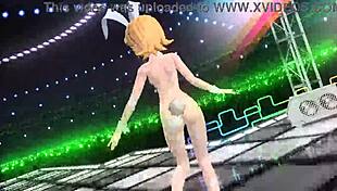 Kagamine Rin Voc Loid In Love Project Diva Nude Mod Full Nude