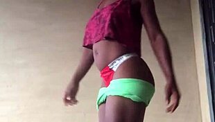 Crazy girl loves shaking her big ass wherever she goes