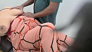 indian DOCTOR checks LADY patient