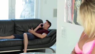 Familystrokes MILF Step Mom Fucks Step Son in Bedroom