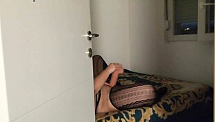 i caught her playing with a monster dildo, it's huge