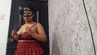 Exotic Dancer Warms Pussy with Fingering and Toys