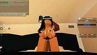 135 roblox porn blacked with rough anal and cowgirl riding 😈
