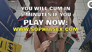 Blonde With Perfect Body Poses Seductively