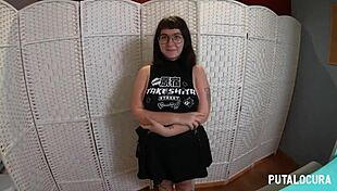 Huge Cock Cums In Spanish Chubby Big Tits Meraki's Pussy