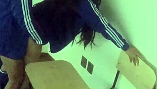 wtf so cute but shes not innocent anymore hot student taking private lessons with her classmate and he fucks her right in the classroom