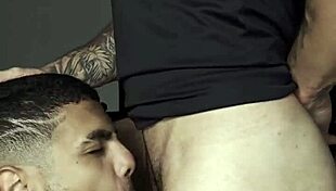 brother's friend in panties begs for rough anal fucking